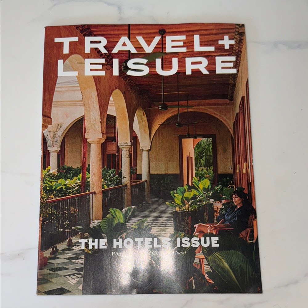 Travel + Leisure Magazine "The Hotels Issue" - Tropical Archway Cover
